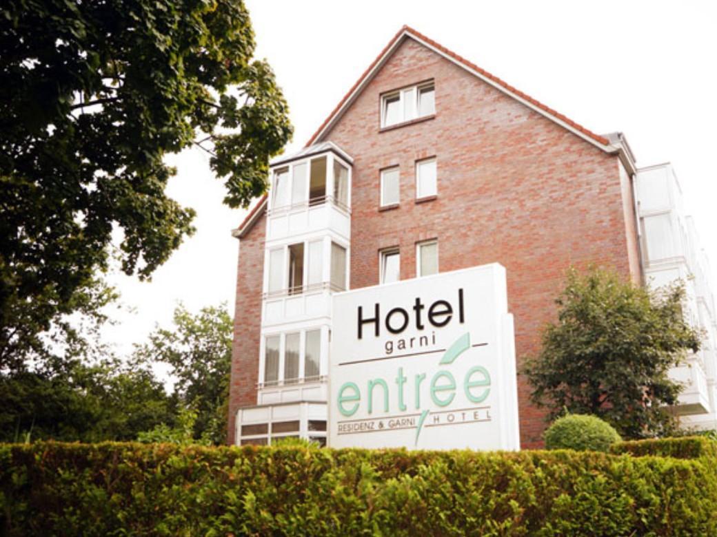 Entree Gross Borstel Garni Hotel Hamburg Kültér fotó